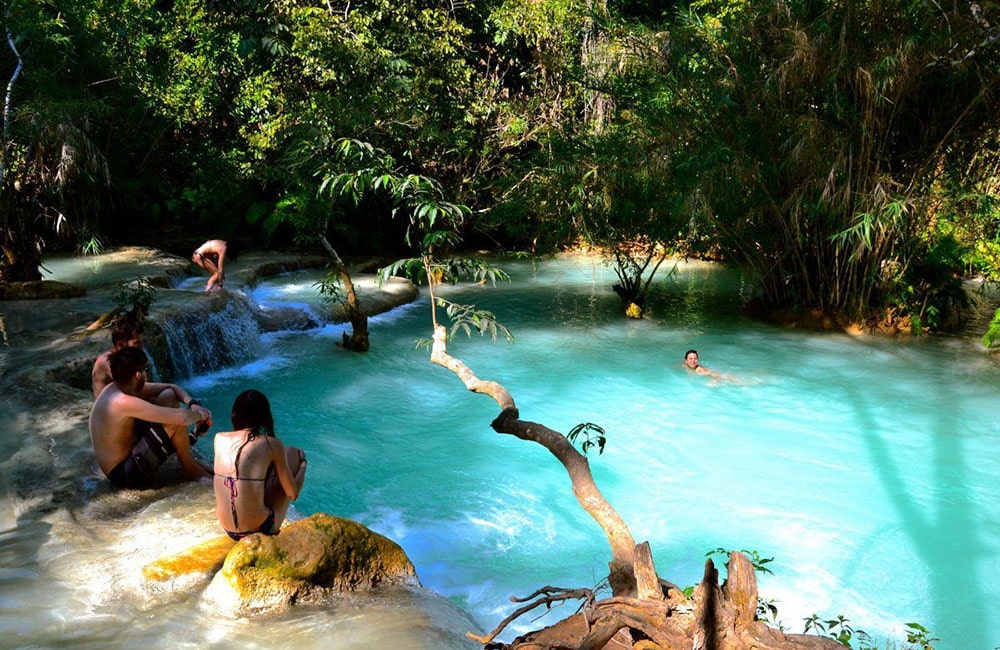 Kuang-Si-Waterfall