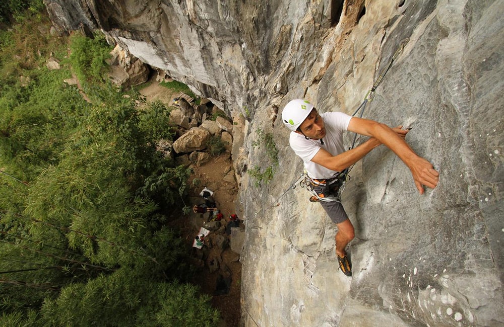 rock climbing 