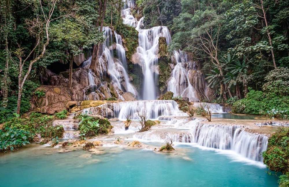 Kuang Si waterfall