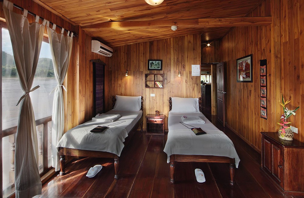 Mekong cruise cabin