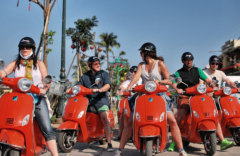 vespa tour hoian